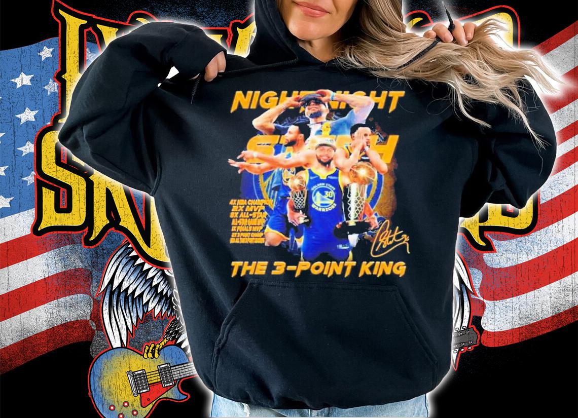 Night Night Steph Curry The 3-Point King Signatures Shirt t-shirt