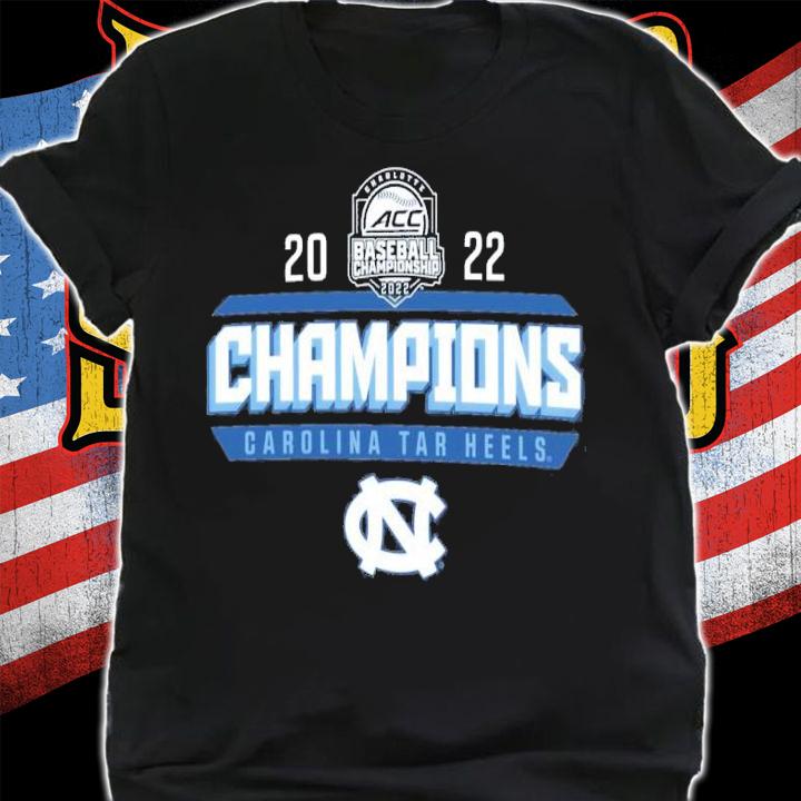 North Carolina Tar Heels Carolina Blue ACC Baseball Conference Tournament Champions 2022 Shirt t-shirt
