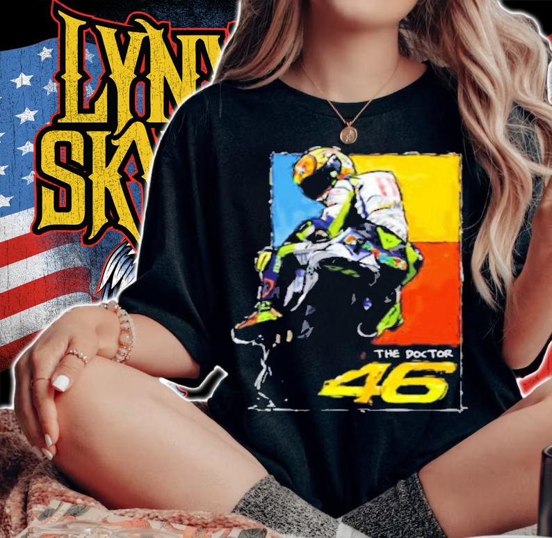 Retirement Hand Signature The Doctor 46 Original Active Valentino Rossi Motorbike Racing T-Shirt t-shirt woman shirt