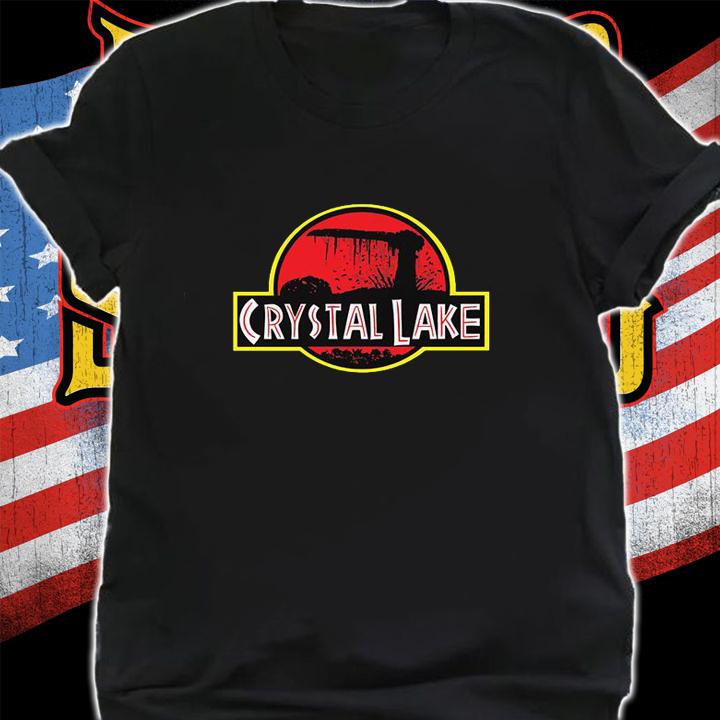 Crystal Lake Jurassic Park Logo t-shirt