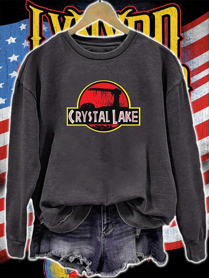 Crystal Lake Jurassic Park Logo t-shirt