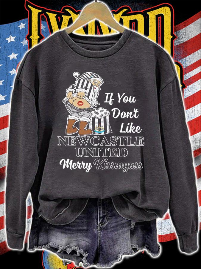Santa Claus If You Dont Like Newcastle United Merry Kissmyass Christmas t-shirt