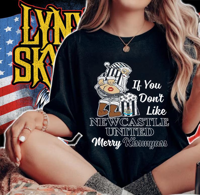 Santa Claus If You Dont Like Newcastle United Merry Kissmyass Christmas t-shirt