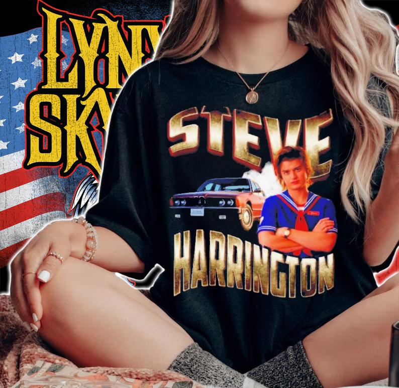 Steve Harrington Stranger Things 4 90s Vintage Shirt t-shirt woman shirt