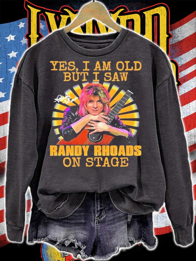 Yes I Am Old But I Saw Randy Rhoads On Stage Signature T-Shirt t-shirt