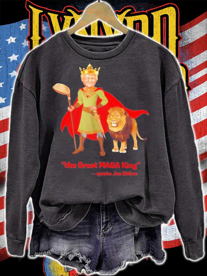 Trump Is The Great MAGA King T-Shirt t-shirt sweatshirt