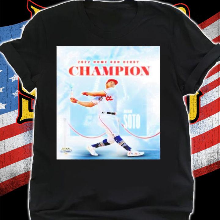 Washington Nationals Juan Soto 2022 Home Run Derby Champion shirt t-shirt shirt