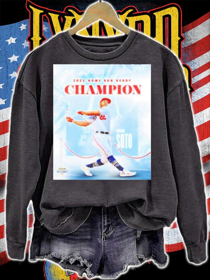 Washington Nationals Juan Soto 2022 Home Run Derby Champion shirt t-shirt sweatshirt