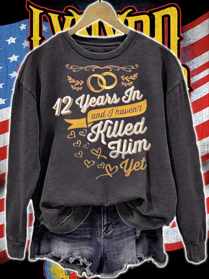 12Th Wedding Anniversary Gift Idea For Her 12 Years In Shirt t-shirt