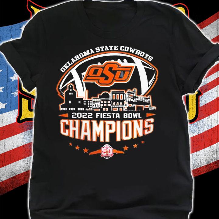 2022 Fiesta Bowl Champions NCAA Graphic Oklahoma State Cowboys shirt t-shirt shirt
