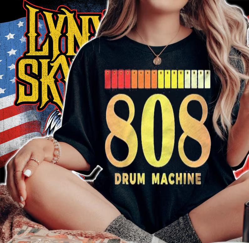 808 Drum Machine Retro Band Dj Techno Shirt t-shirt