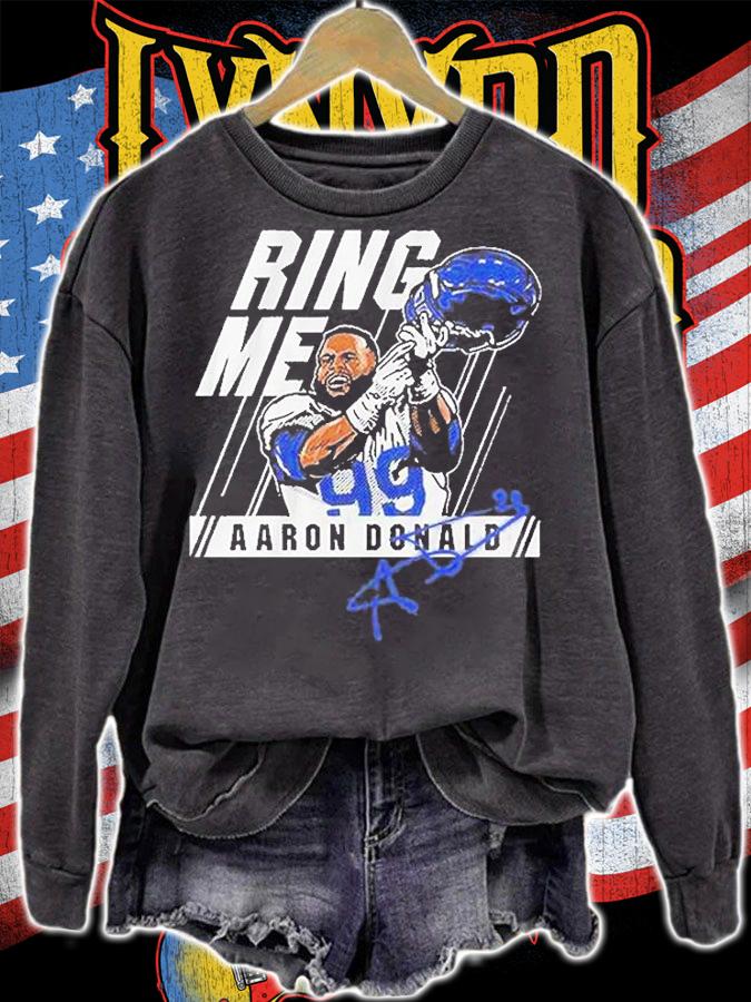 Aaron Donald Ring Me Signature t-shirt
