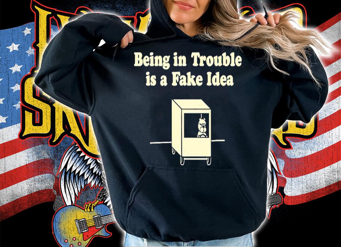 Achewood Art Shop Chris Onstad Being In Trouble Is A Fake Idea Shirt t-shirt hoodie