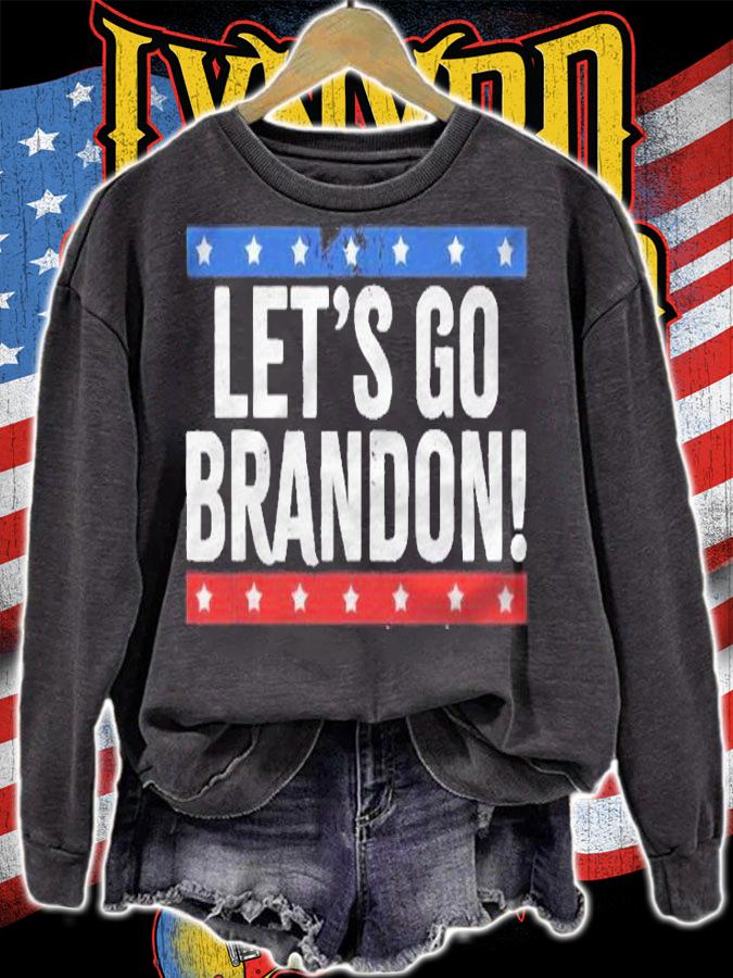 Anti Liberal Lets Go Brandon For Men And Women Chant Meme Pullover Shirt t-shirt