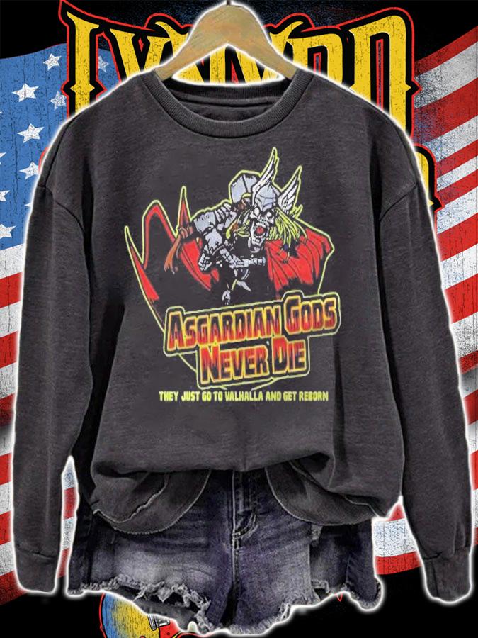 Asgardian Gods Never Die They Just Go To Valhalla T-shirt t-shirt