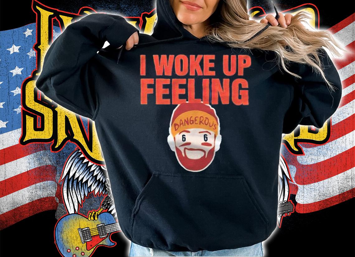 Baker Mayfield Cleveland Browns I woke up feeling dangerous T-shirt t-shirt