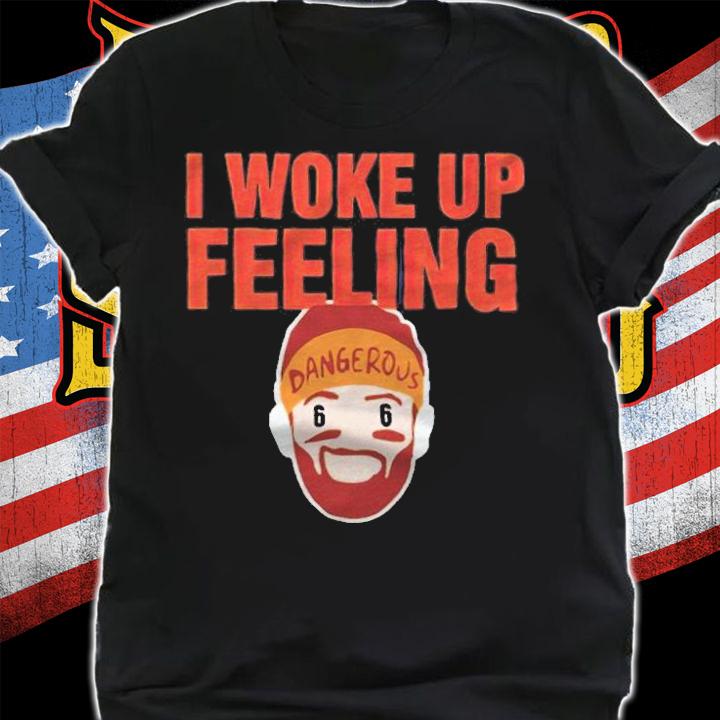 Baker Mayfield Cleveland Browns I woke up feeling dangerous T-shirt t-shirt