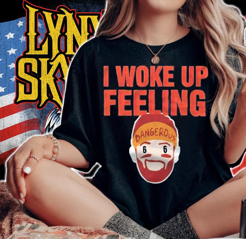 Baker Mayfield Cleveland Browns I woke up feeling dangerous T-shirt t-shirt
