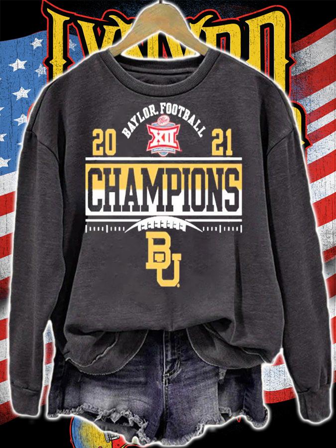Baylor Bears Blue 84 2021 Big 12 Football Conference Champions Locker Room Shirt t-shirt sweatshirt