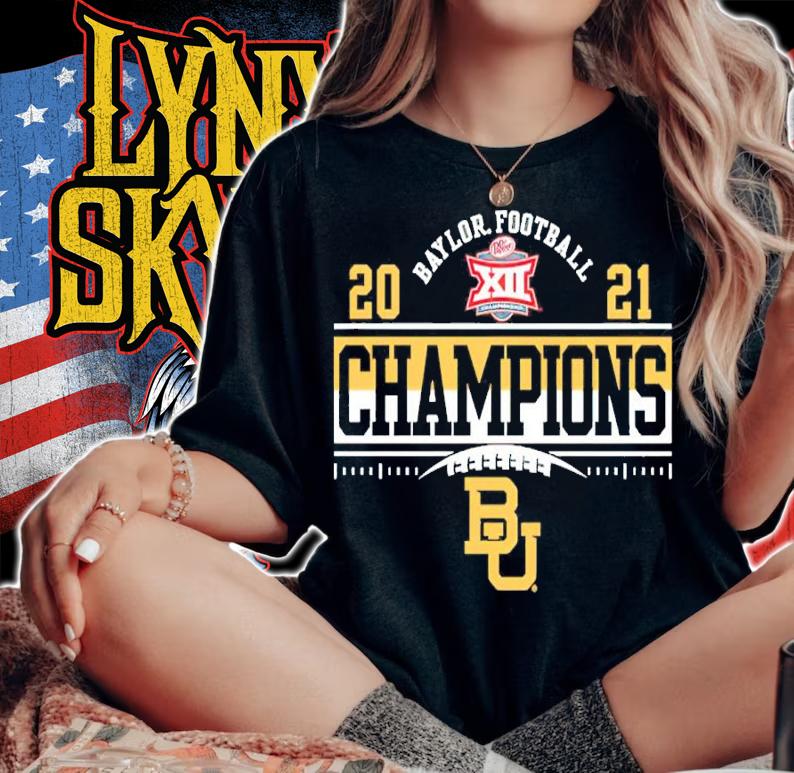 Baylor Bears Blue 84 2021 Big 12 Football Conference Champions Locker Room Shirt t-shirt woman shirt