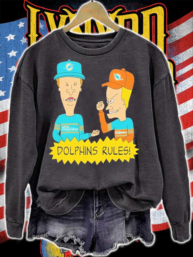Beavis and Butt-Head Miami Dolphins Rules NFL T-Shirt t-shirt sweatshirt