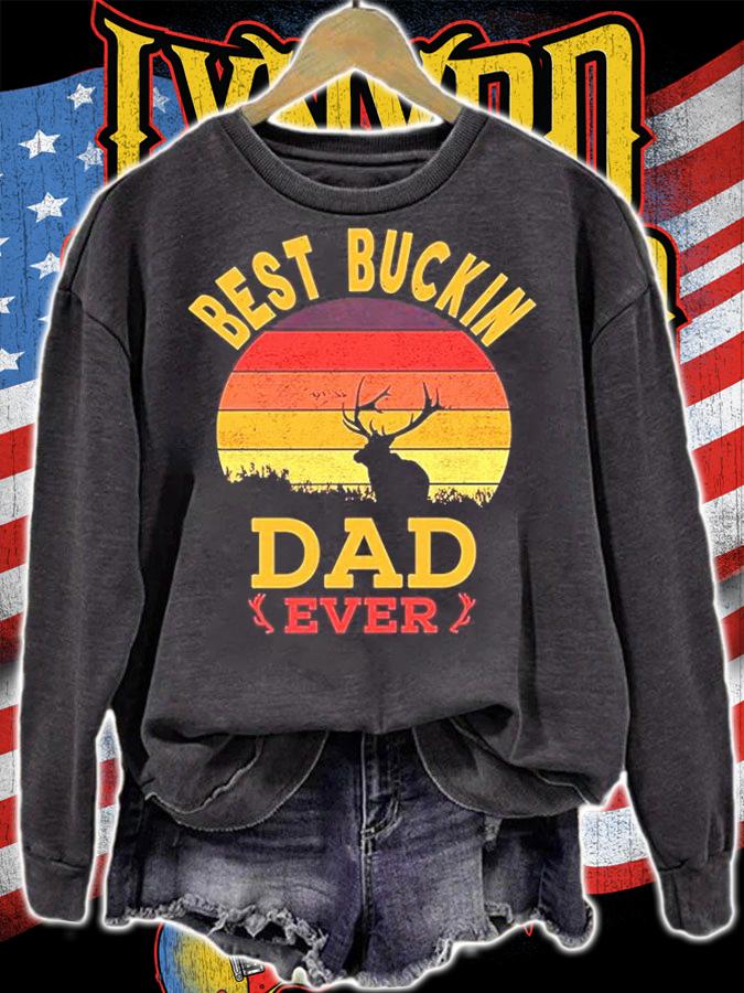 Best Buckin Dad Ever Vintage T-Shirt t-shirt
