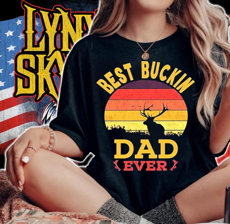 Best Buckin Dad Ever Vintage T-Shirt t-shirt