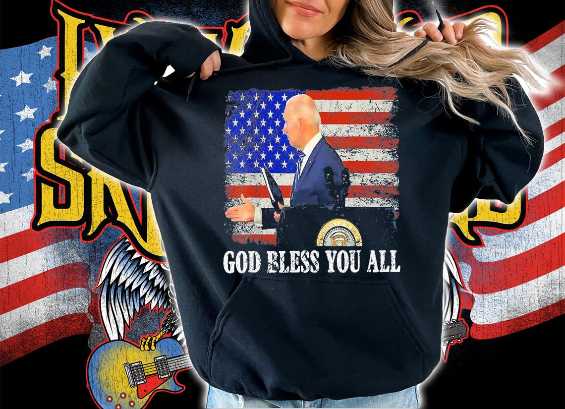 Biden God Bless You All USA Flag Vintage T-Shirt t-shirt