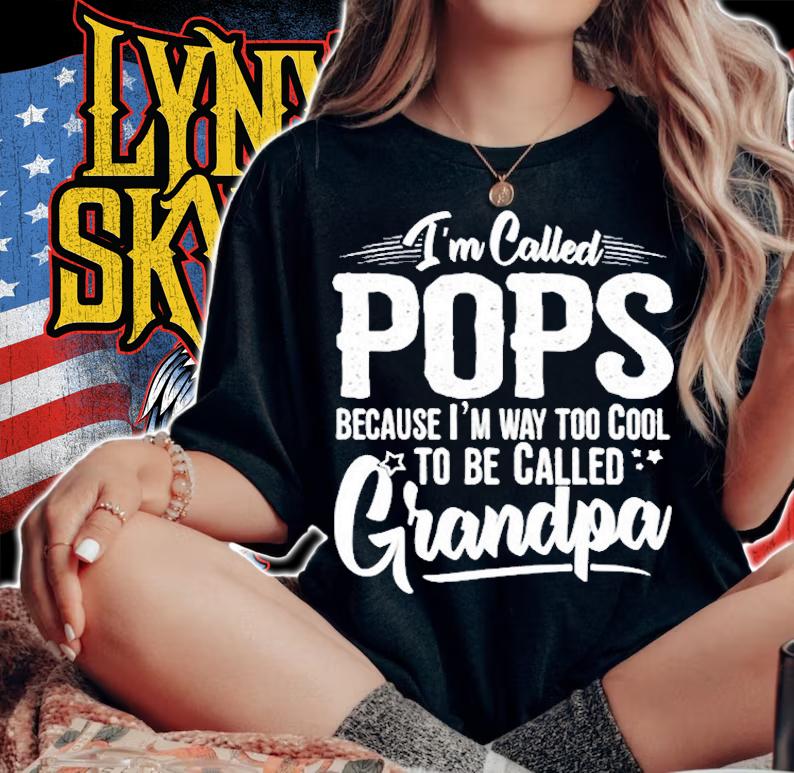 Birthday Gifts For Pops From Grandkids Way Too Cool Pops T-Shirt t-shirt woman shirt