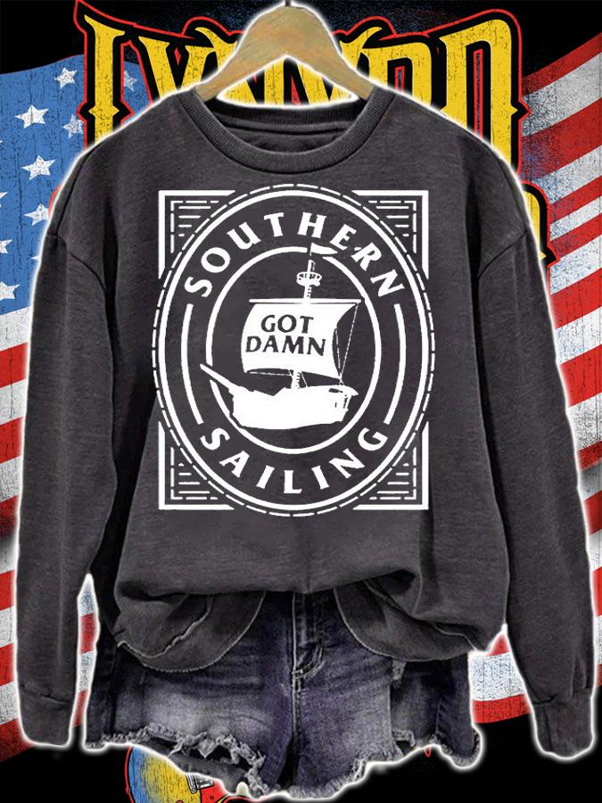 Boxyfresh Southern sailing got damn T-shirt t-shirt