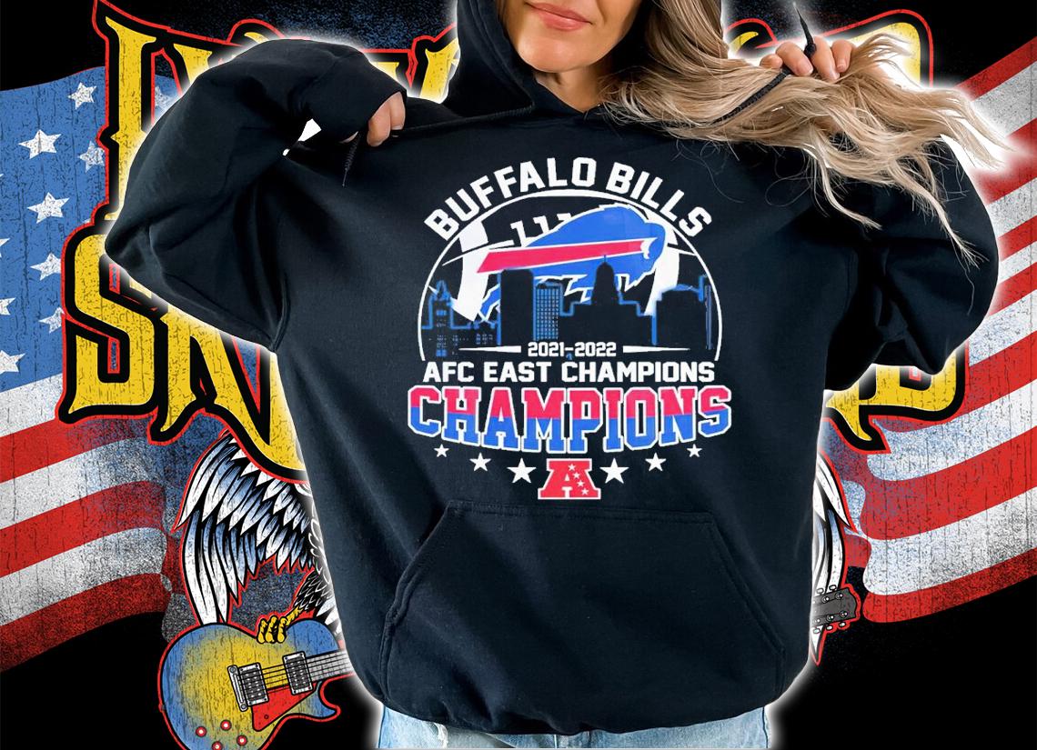 Buffalo Bills 2021 2022 American Football Conference AFC East Champions Shirt t-shirt