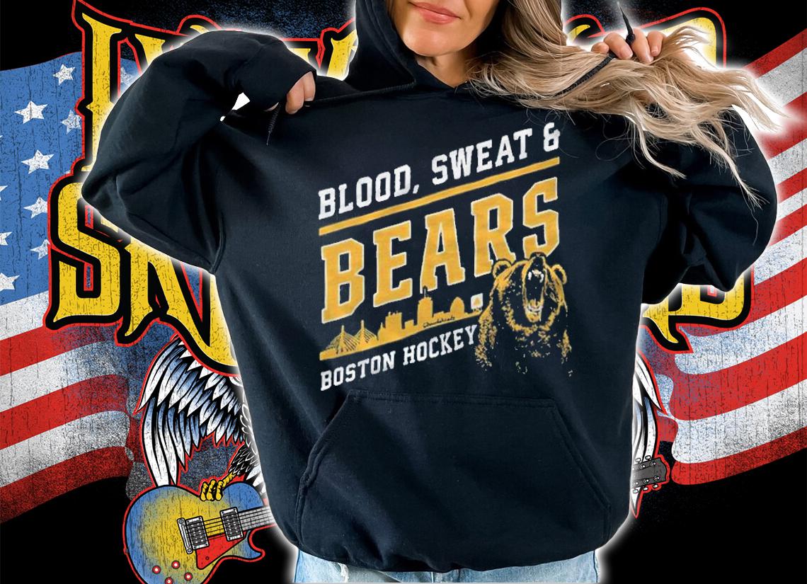 Blood Sweat and Bears Boston Hockey Carolina T-shirt t-shirt