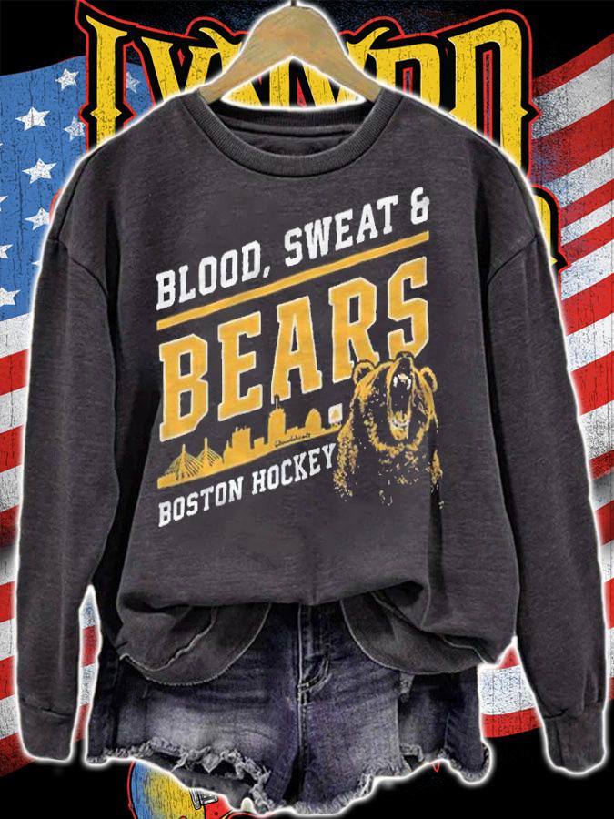 Blood Sweat and Bears Boston Hockey Carolina T-shirt t-shirt