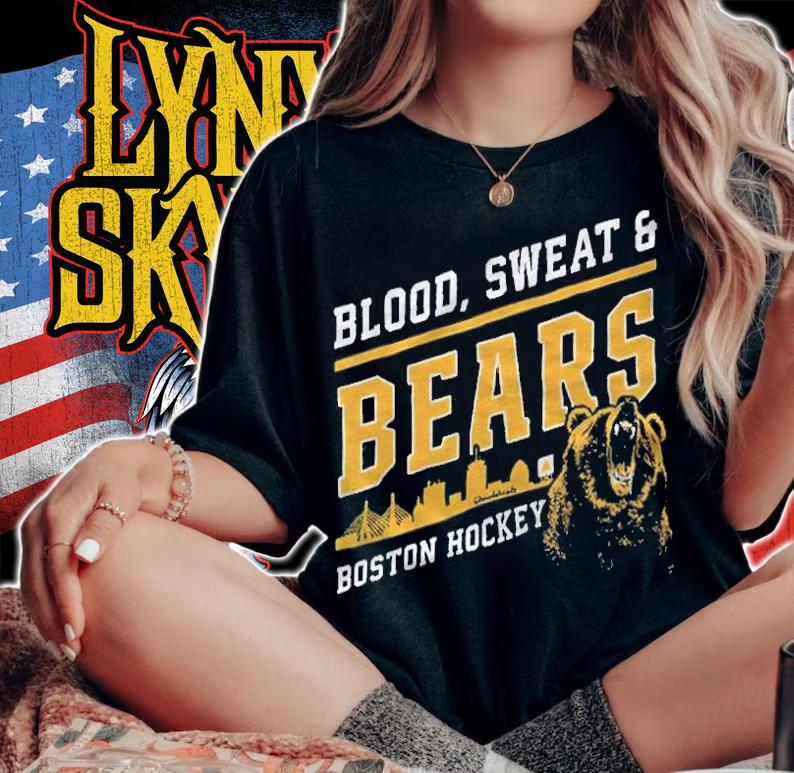 Blood Sweat and Bears Boston Hockey Carolina T-shirt t-shirt