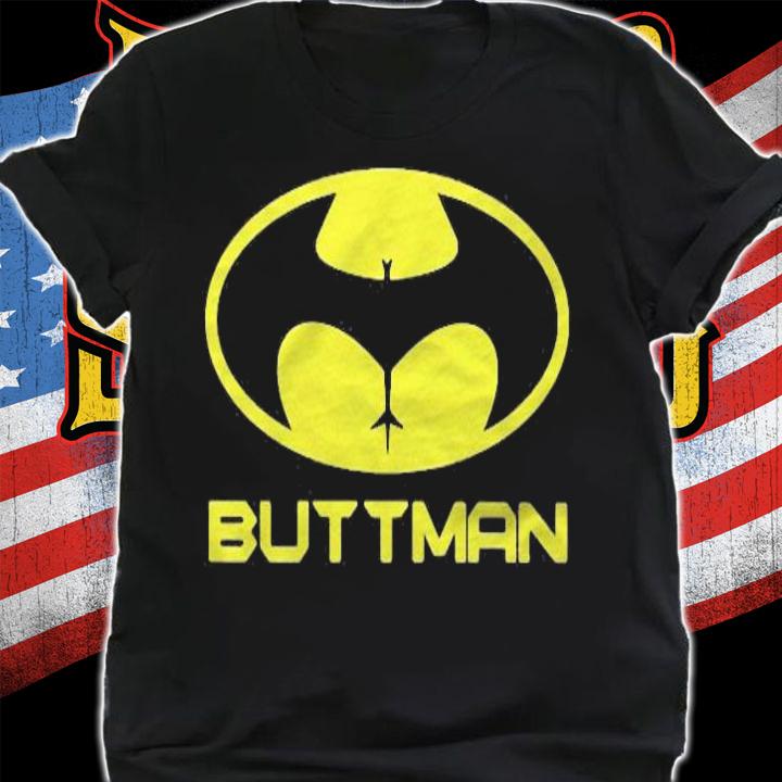 Buttman Funny Batman Logo Parody Shirt t-shirt