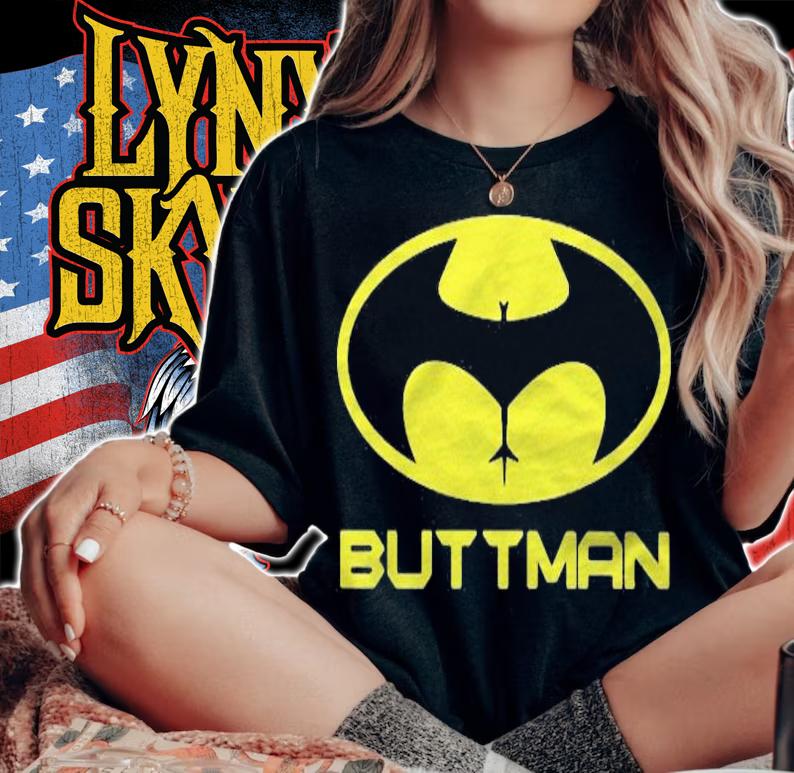 Buttman Funny Batman Logo Parody Shirt t-shirt