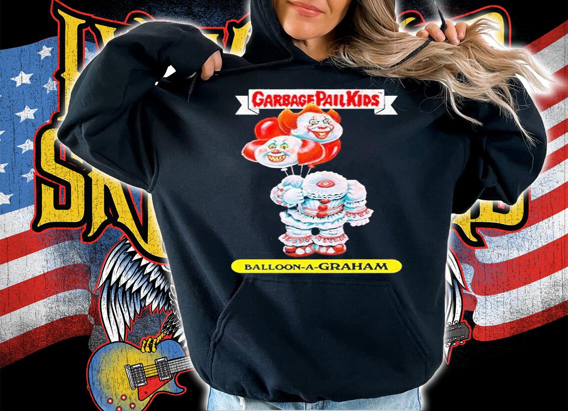 Fright Rags Garbage Pail Kids balloon a Graham Halloween T-shirt t-shirt hoodie