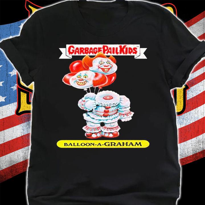 Fright Rags Garbage Pail Kids balloon a Graham Halloween T-shirt t-shirt shirt