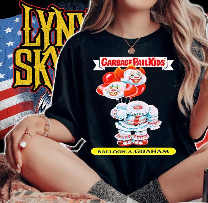 Fright Rags Garbage Pail Kids balloon a Graham Halloween T-shirt t-shirt woman shirt