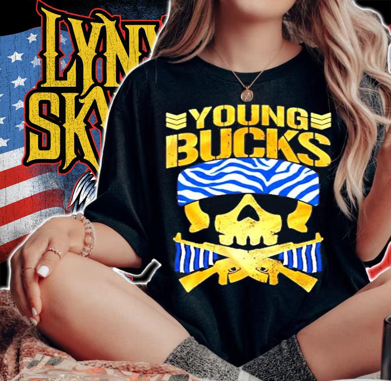 Golden Bucks Young Bucks Bullet Club Day T-Shirt t-shirt woman shirt
