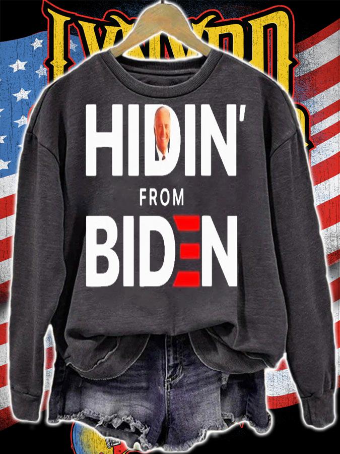 Hidin' From Biden for President 2020 T-Shirt t-shirt