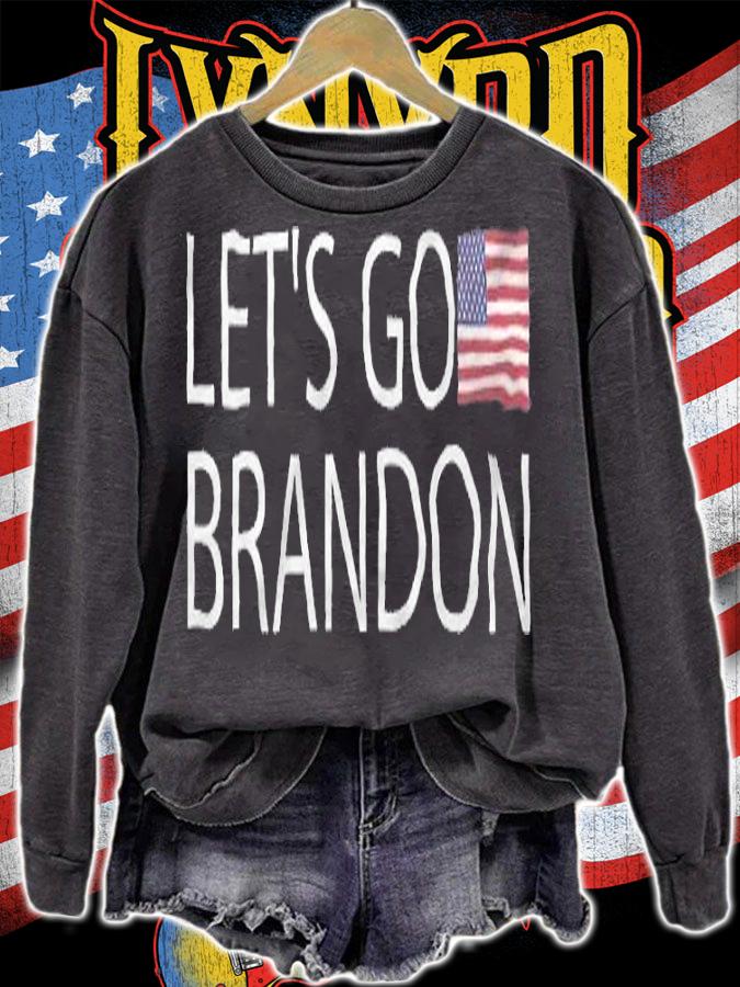 Let's Go Brandon American Flag T-Shirt t-shirt sweatshirt