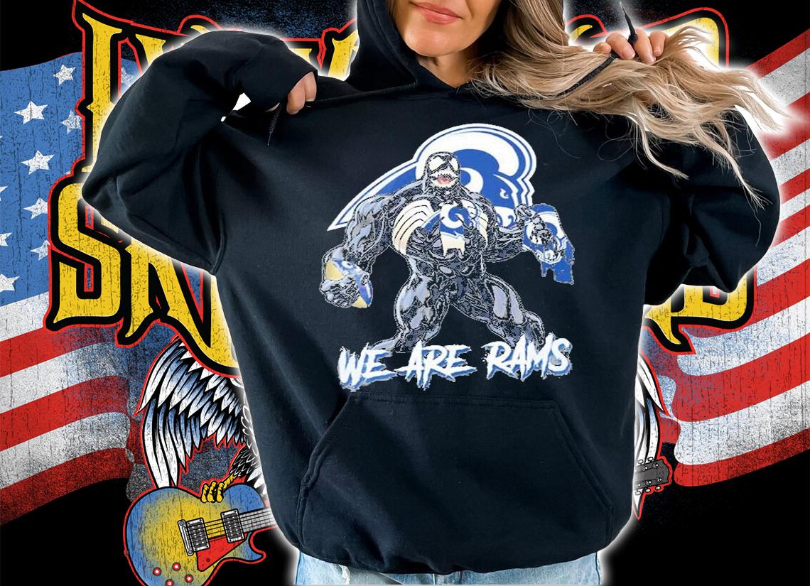 Venom Los Angeles Rams We Are Rams T-Shirt t-shirt hoodie