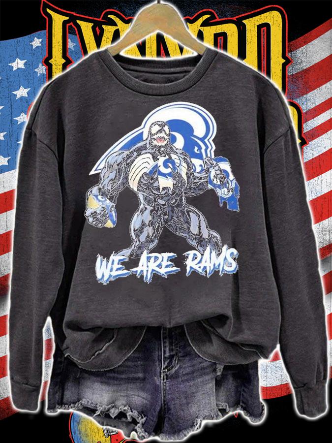 Venom Los Angeles Rams We Are Rams T-Shirt t-shirt sweatshirt