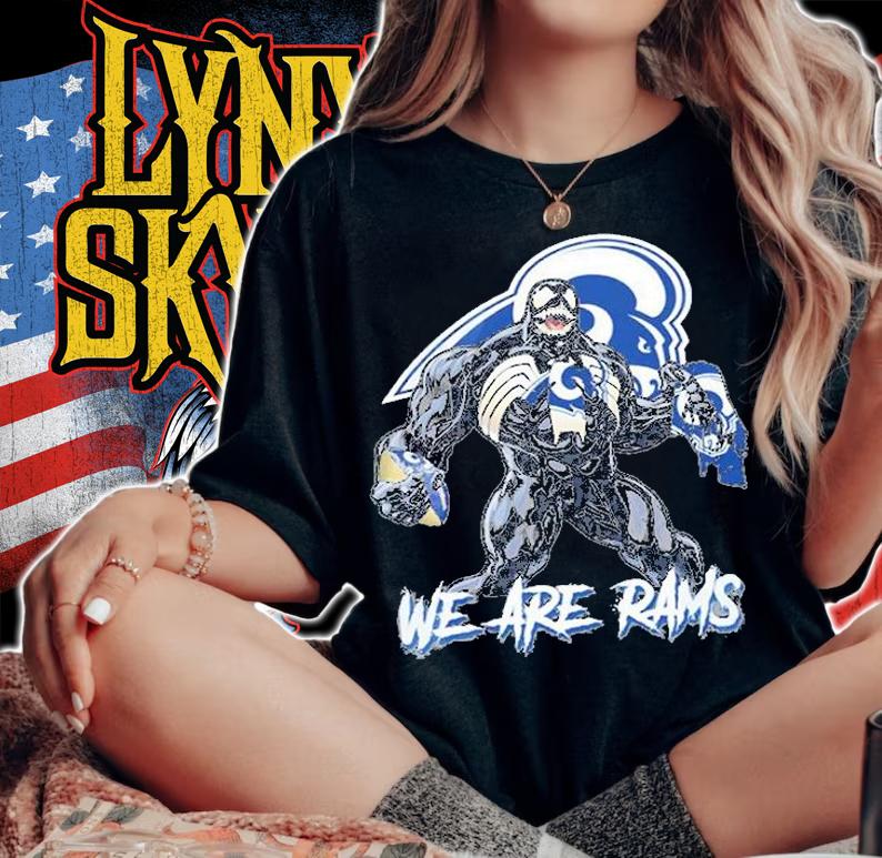 Venom Los Angeles Rams We Are Rams T-Shirt t-shirt woman shirt