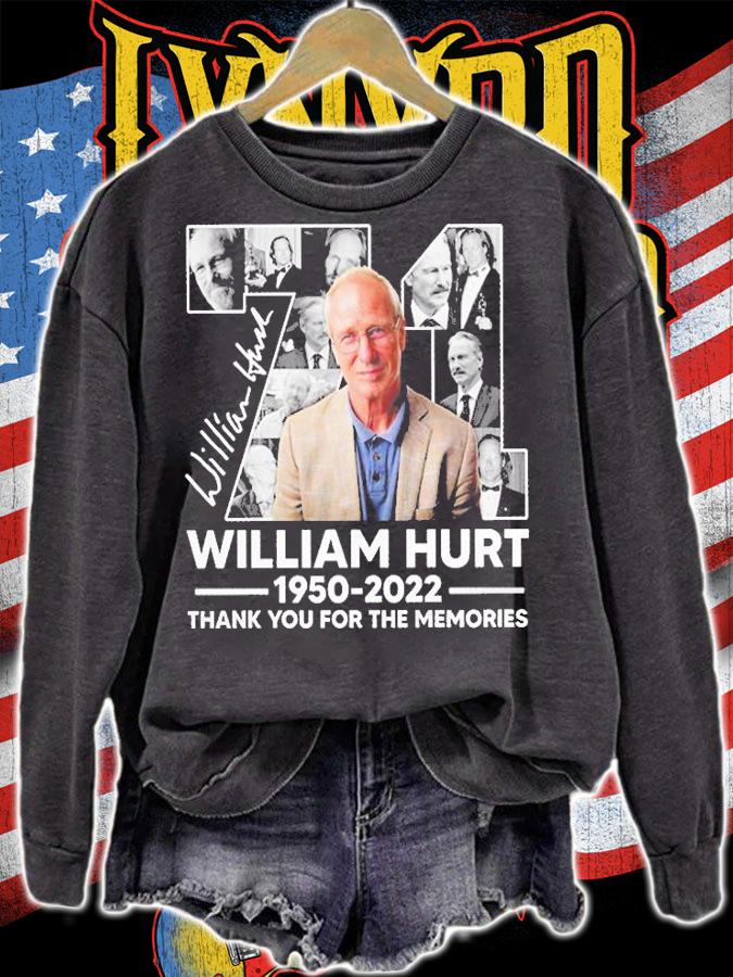William Hurt 1950 2022 Thank You For The Memories Signature T-Shirt t-shirt sweatshirt