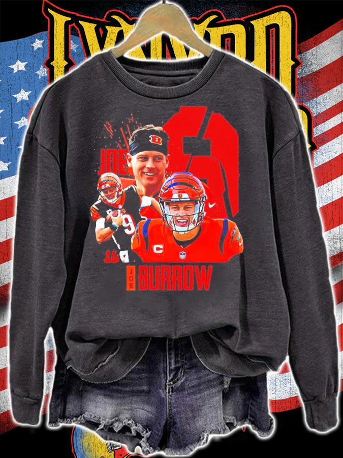 Cincinnati Bengals Joe Burrow 9 Football Shirt t-shirt sweatshirt