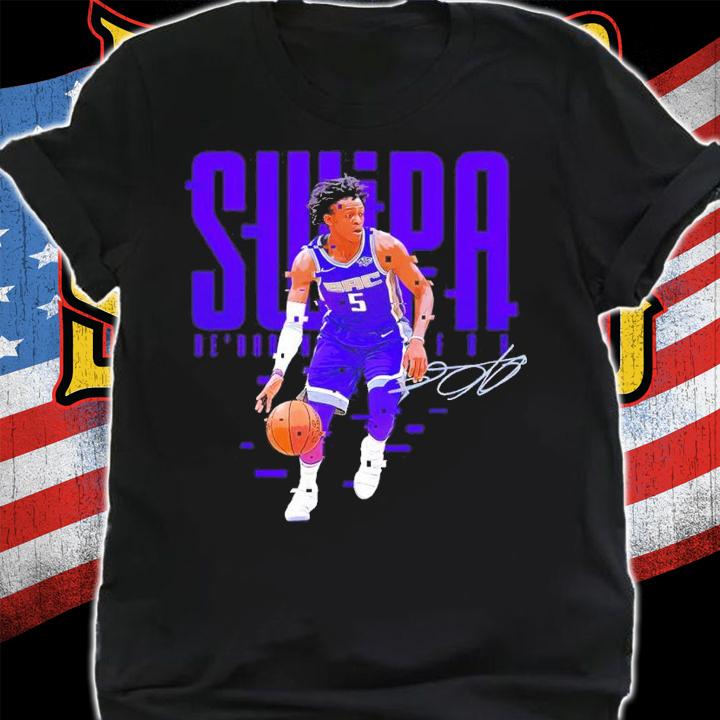 De' Aaron Fox signature shirt t-shirt shirt