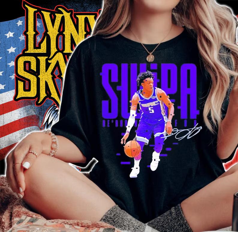 De' Aaron Fox signature shirt t-shirt woman shirt