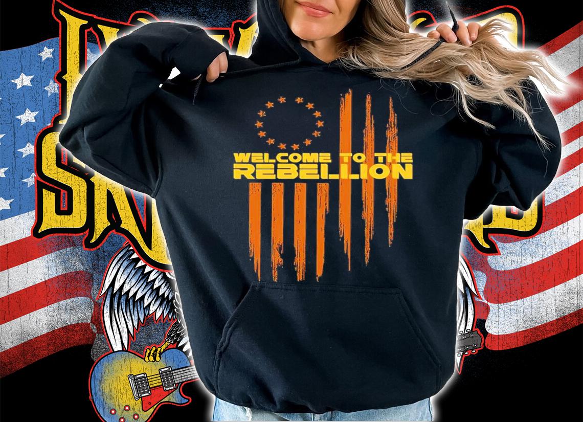 Drunk 3po Welcome To The Rebellion Flag Shirt t-shirt hoodie